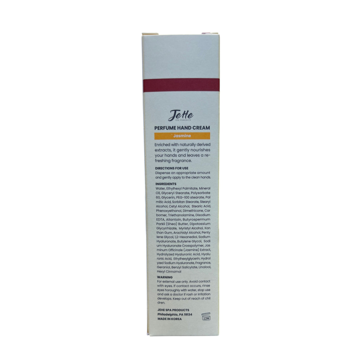 Jehe Perfume Hand Cream- Jasmine