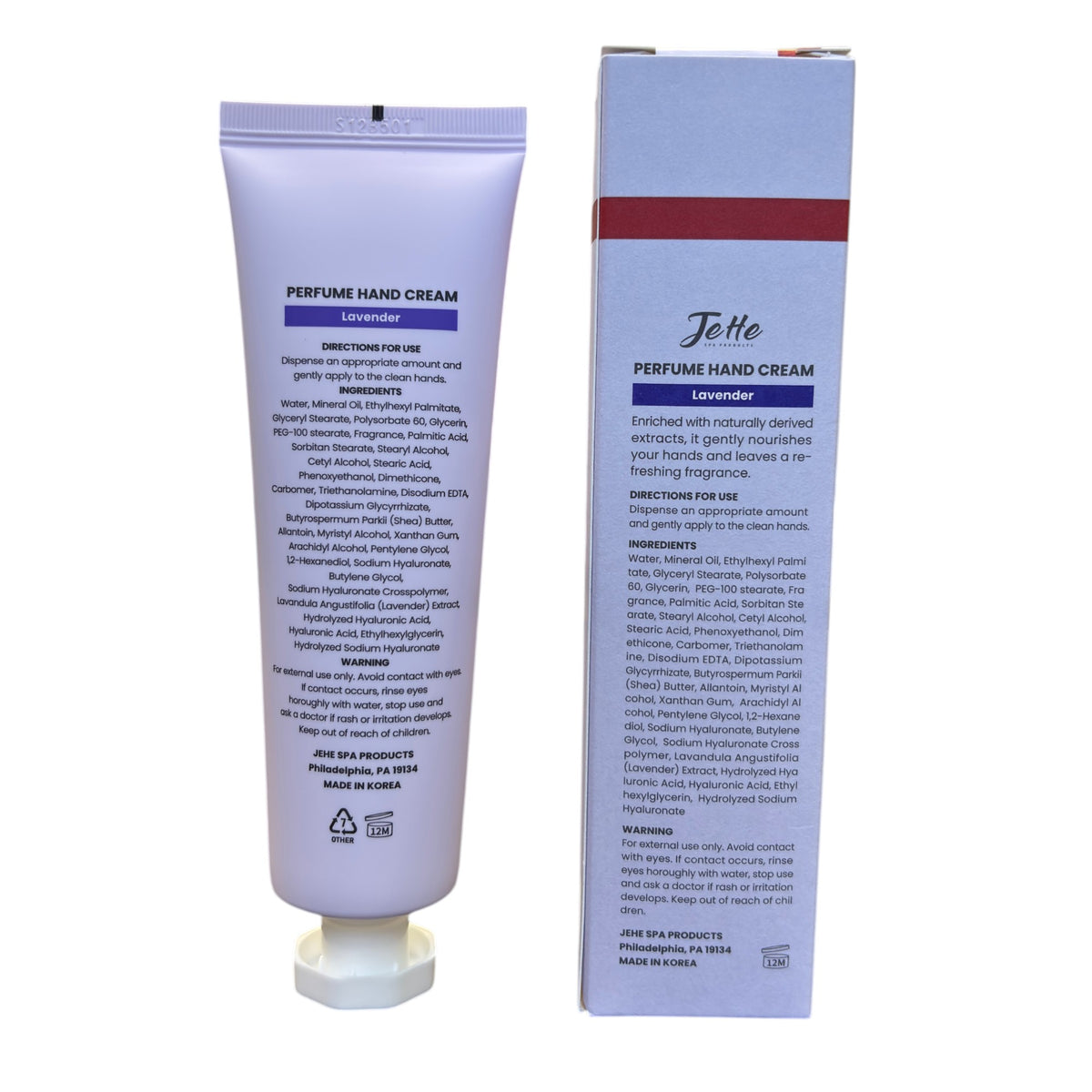 Jehe Perfume Hand Cream -Lavender