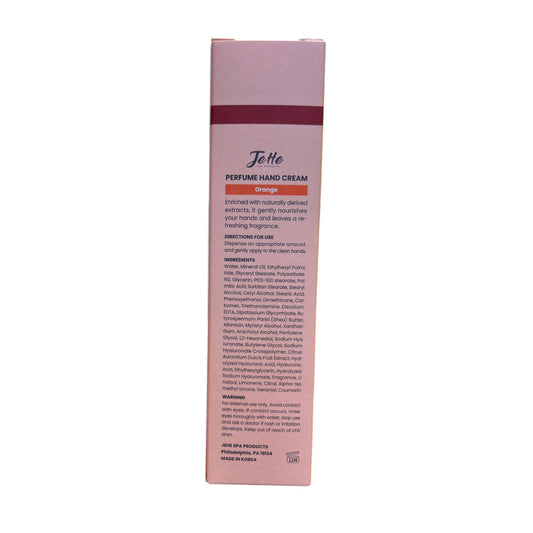 Jehe Perfume Hand Cream - Orange